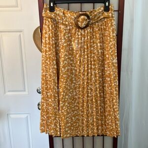 Floral Yellow Skirt